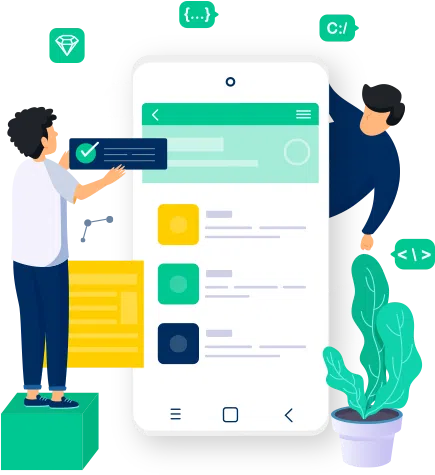 expert developing mobile app