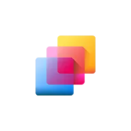 graphic designing square layers of different colors
