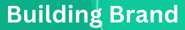 Building brand written on green background.
